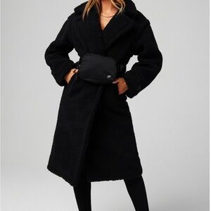 Fabletics Black Teddy Jacket